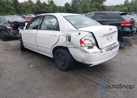 2007 Kia Spectra Ex from USA, damaged, VIN KNAFE122X75429916